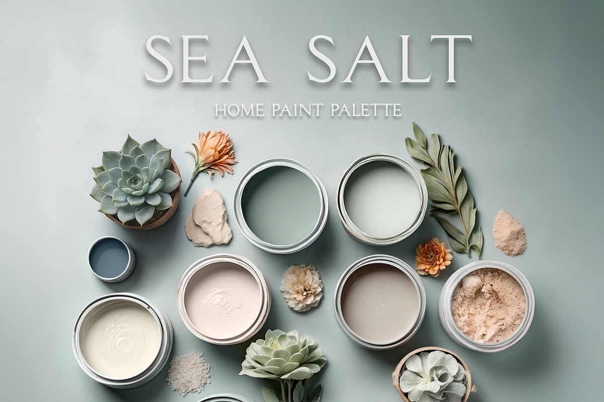 Sea Salt SW 6204 Home Paint Palette, a Presentation Template by CONCEPT COLORS (Photo 1 of 9)