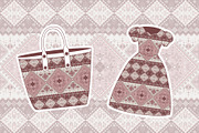 Red Geometric Ethnic pattern, a Pattern Graphic by ThaiByGaew (Thumbnail 3 of 5)