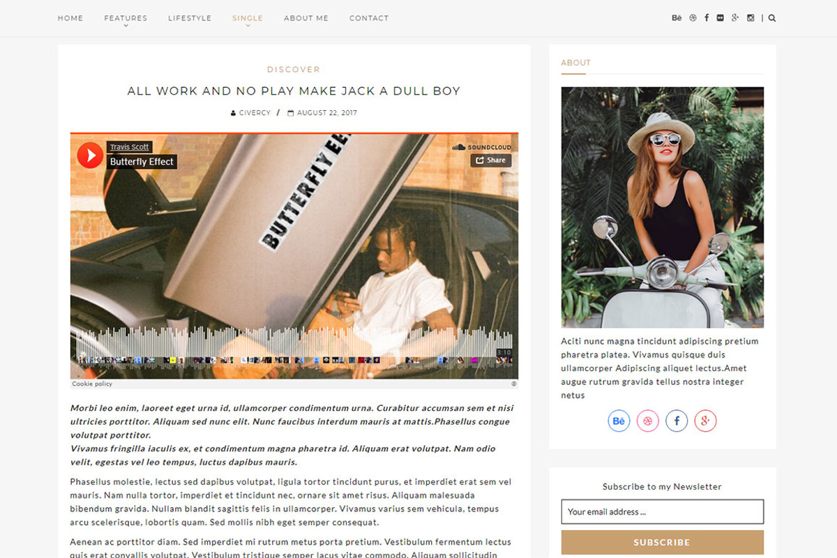 Civercy - Elegant WordPress Theme, a WordPress Template by kaiwp (Photo 3 of 4)