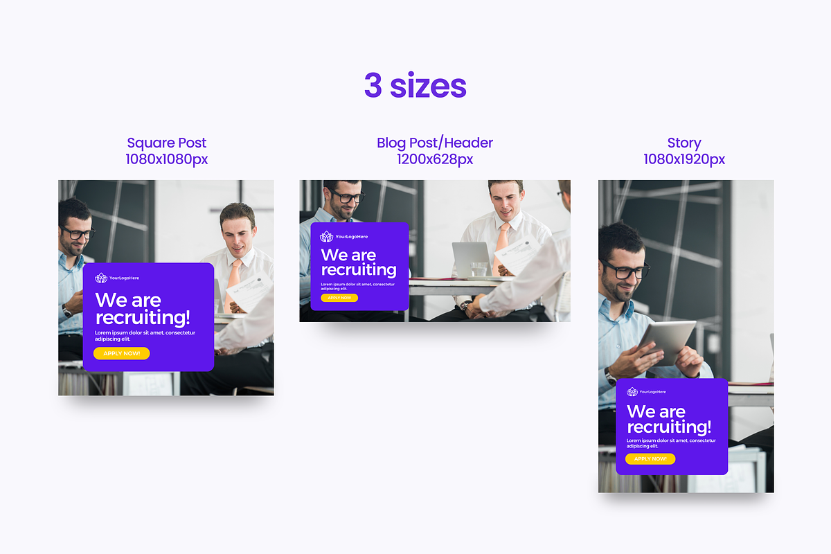Social Media Kit | Posts and Banners, a Social Media Template by Studio B | Canva Template (Photo 5 of 10)