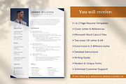 Modern Resume Template - The Wilsons, a Resume Template by AntDesignStudio (Thumbnail 7 of 9)