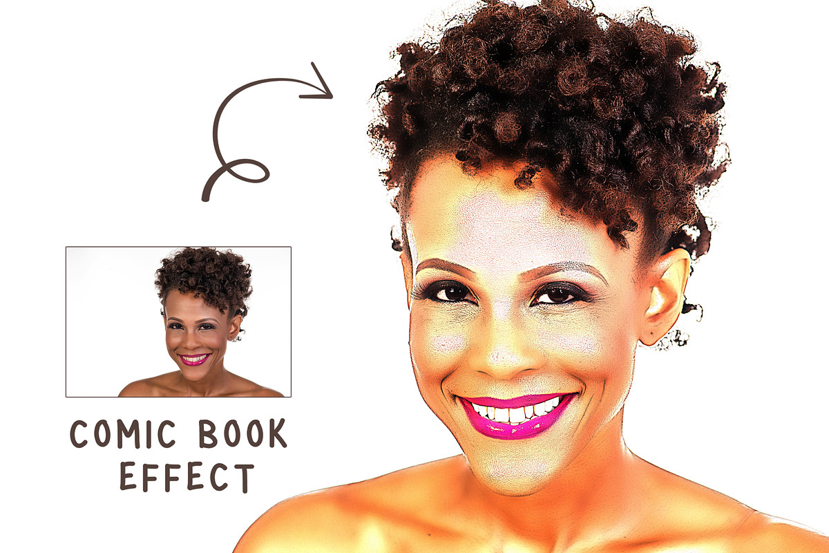 Comic Book Effect Photoshop, an Action Add-On by liptouse (Photo 1 of 9)