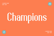 Champions - Modern Stylish, a Sans Serif Font by RockboyStd (Thumbnail 1 of 12)