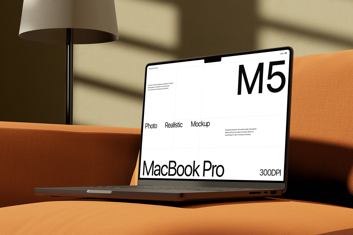 Macbook Pro Laptop Mockup, a Mac Mockup by Brand Earth (Photo 4 of 4)