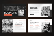 Clean Minimal Business Google Slide, a Presentation Template by SquidPixey (Thumbnail 2 of 7)