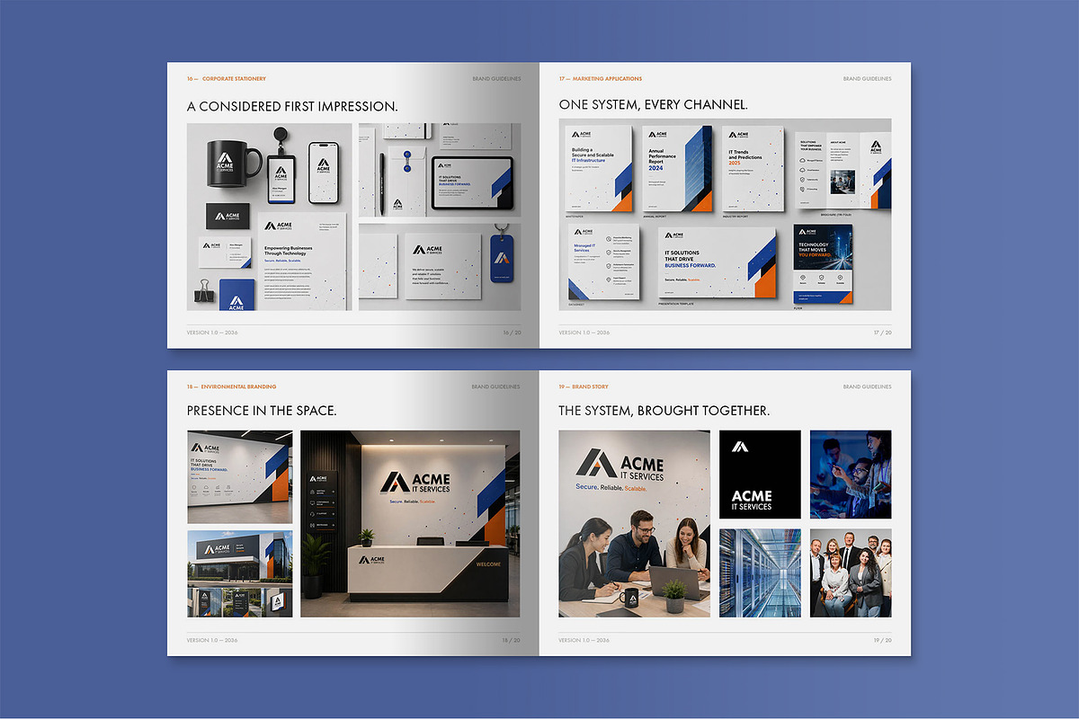 IT Brand Guidelines Template, a Brochure Template by BrandPacks (Photo 6 of 7)
