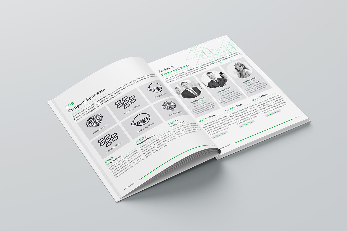 Annual Report Bundle | Word, indd, a Brochure Template by obayes (Photo 38 of 51)