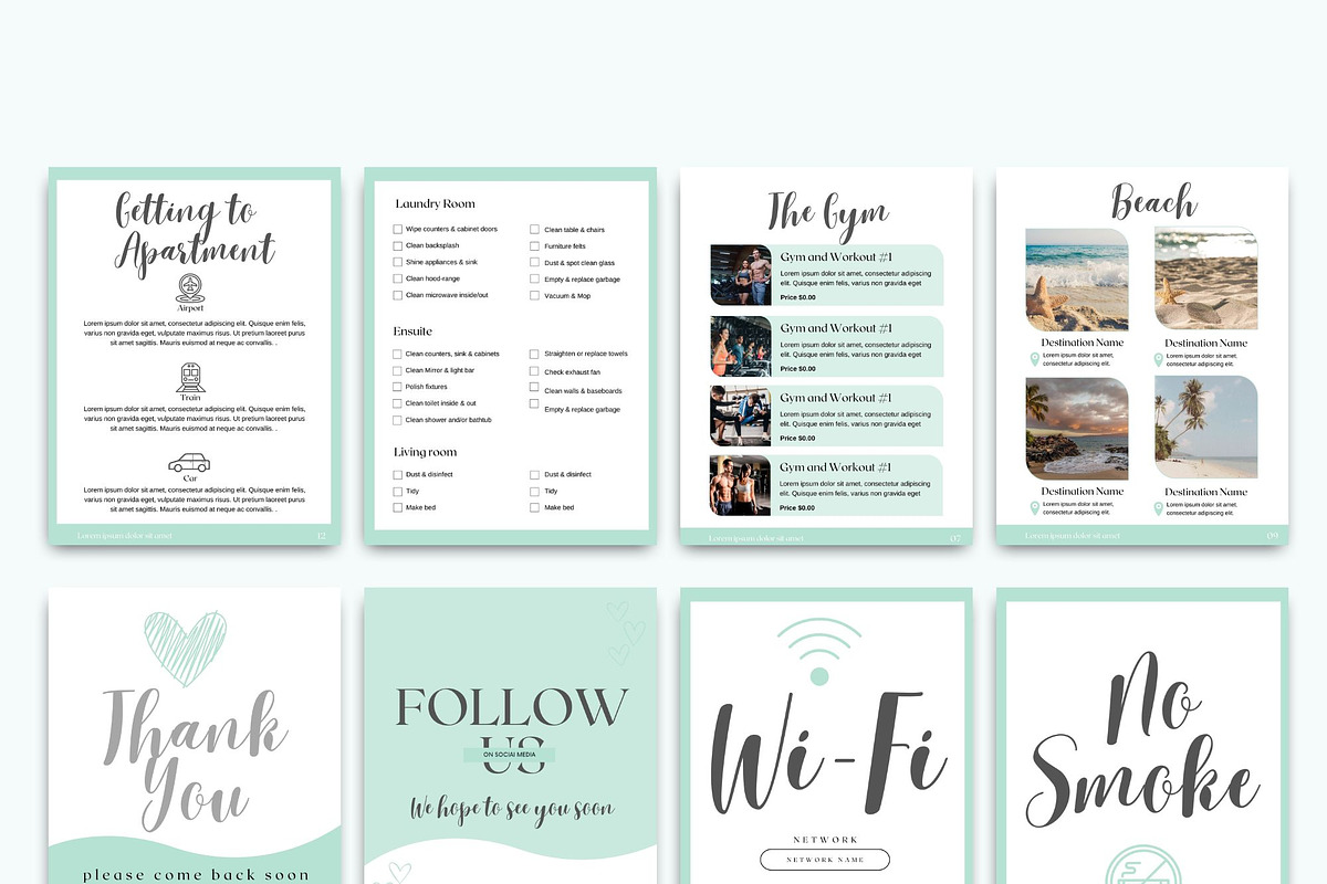 Ultimate airbnb host bundle, a Brochure Template by TimCanvaTemplate (Photo 5 of 11)