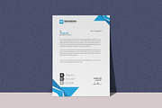 Corporate Letterhead Design Template, a Stationery Template by BrandlyTemplate (Thumbnail 1 of 3)