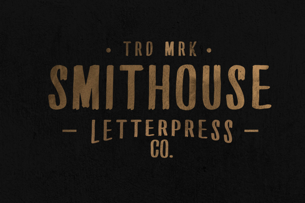 PQRS Handpainted Bold Font preview 4