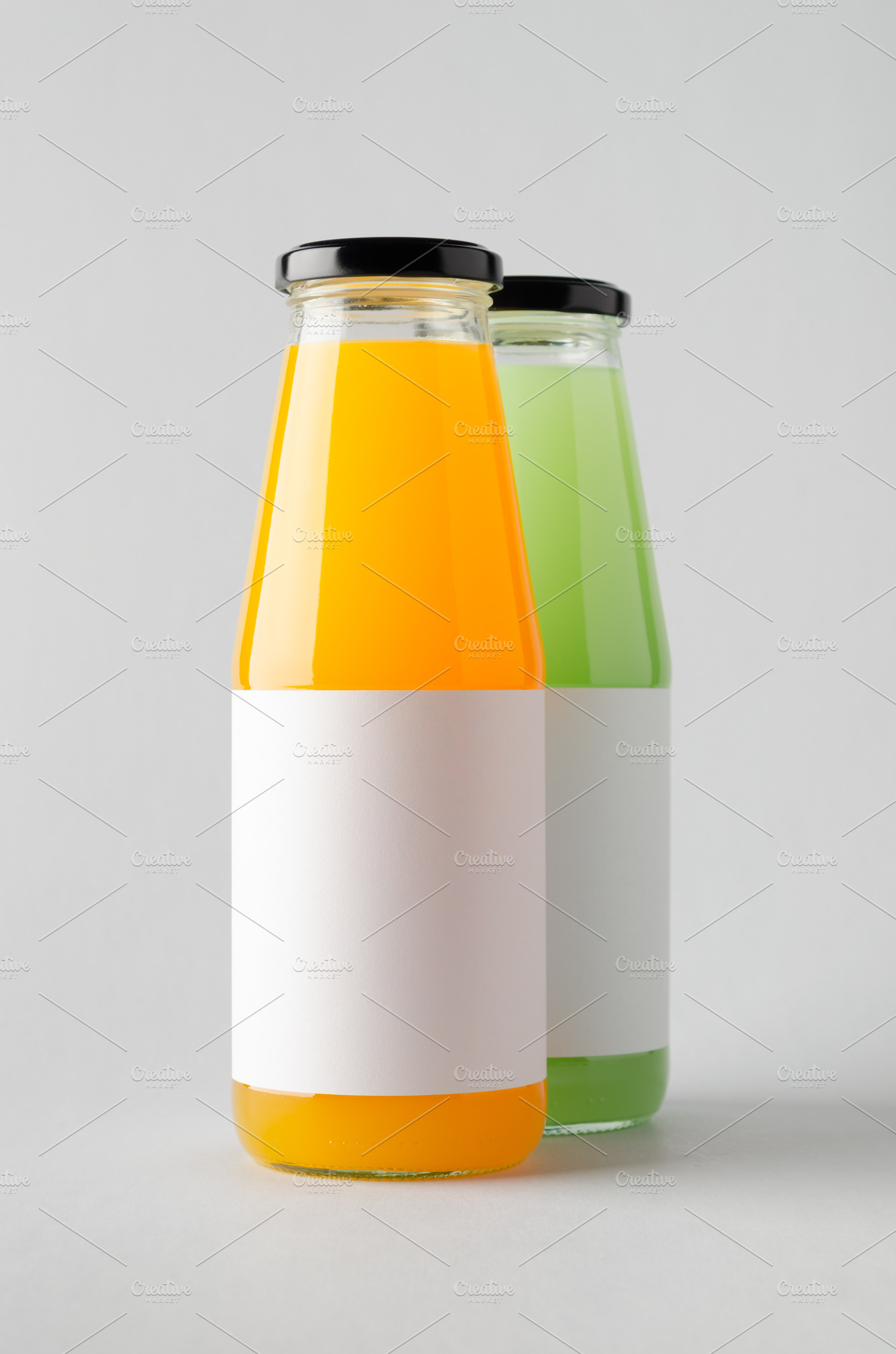 Juice bottle mockup JPEG, a Food & Drink Photo by Shablon