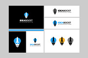 Set of Idea boost Logo designs, a Branding & Logo Template by Lucky Creative (Thumbnail 2 of 5)