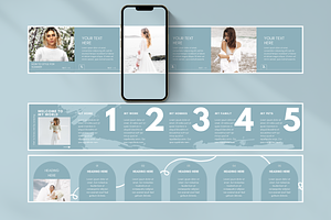 Blue Instagram Carousel Templates