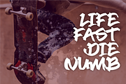 ZKIVARD, a Handwritten Font by Rizenight (Thumbnail 6 of 6)