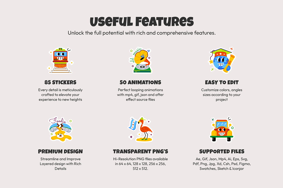 Animated Chicago Stickers, an Emoji Icon by Prosymbols (Photo 2 of 13)