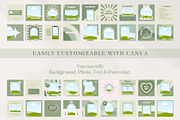 Green Social Media Templates Canva, a Social Media Template by Boltik Studio (Thumbnail 4 of 10)