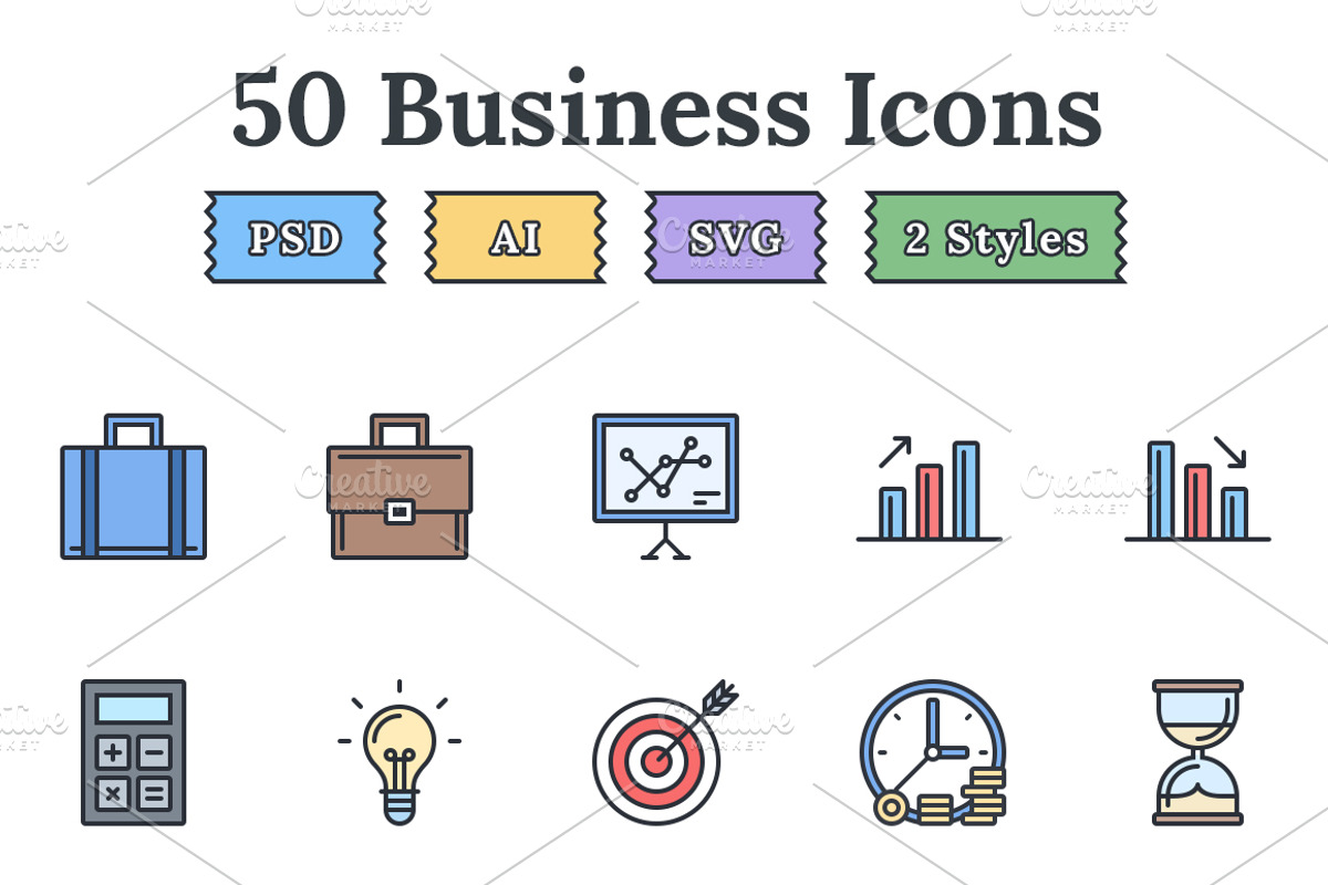 Business – Epic landing page icons, an Icon by EpicShop (Photo 1 of 3)