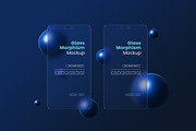 Glass Morpism Screen Mockup Vol. 2, a Wearable Device Mockup by Artlogs x Modaldesain (Thumbnail 3 of 5)