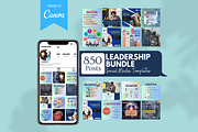 Leadership Bundle- Canva Templates, a Social Media Template by Viral Content Design (Thumbnail 1 of 17)