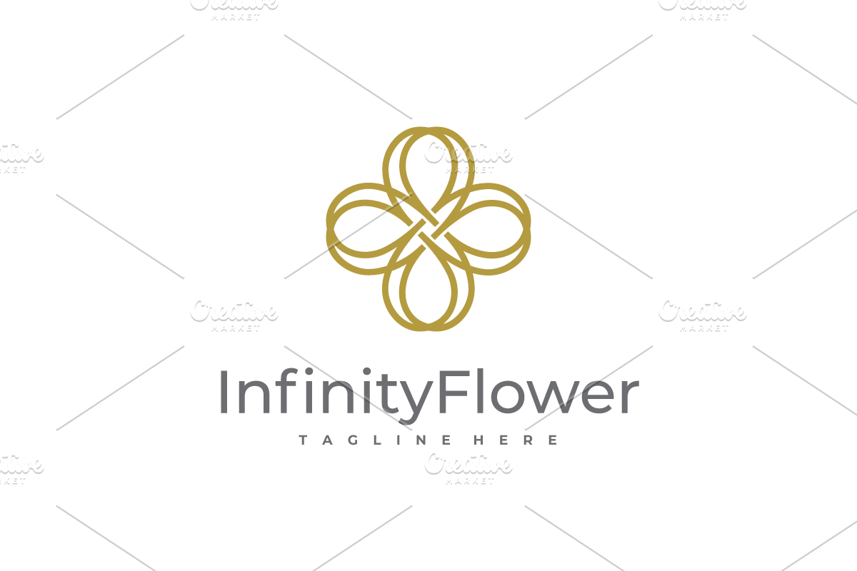 Infinity Loop Flower Luxury Logo, a Branding & Logo Template by yopie (Photo 4 of 6)