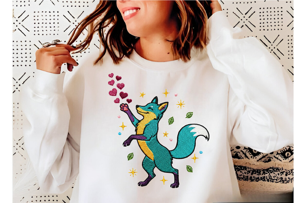 Fox Hearts Valentine Clipart, an Illustration by Designking (Photo 2 of 6)