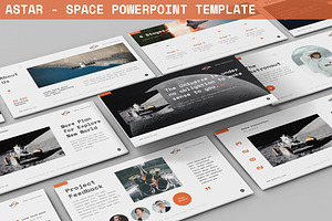 Astar - Space Powerpoint Template, a Presentation Template by SlideFactory