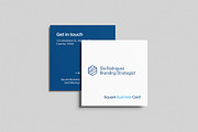 Square Business Card Mockup, an Advertising Mockup by swsi-studio (Thumbnail 2 of 5)