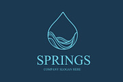 springs water logo, a Branding & Logo Template by Mariyana (Thumbnail 1 of 2)