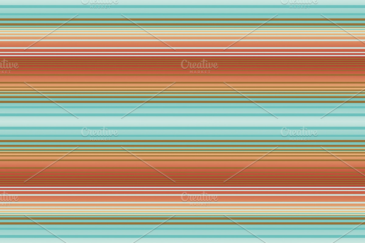 Colorful Southwest Stripes Pattern, a Pattern Graphic by PPEthnicDecorPattern (Photo 1 of 7)