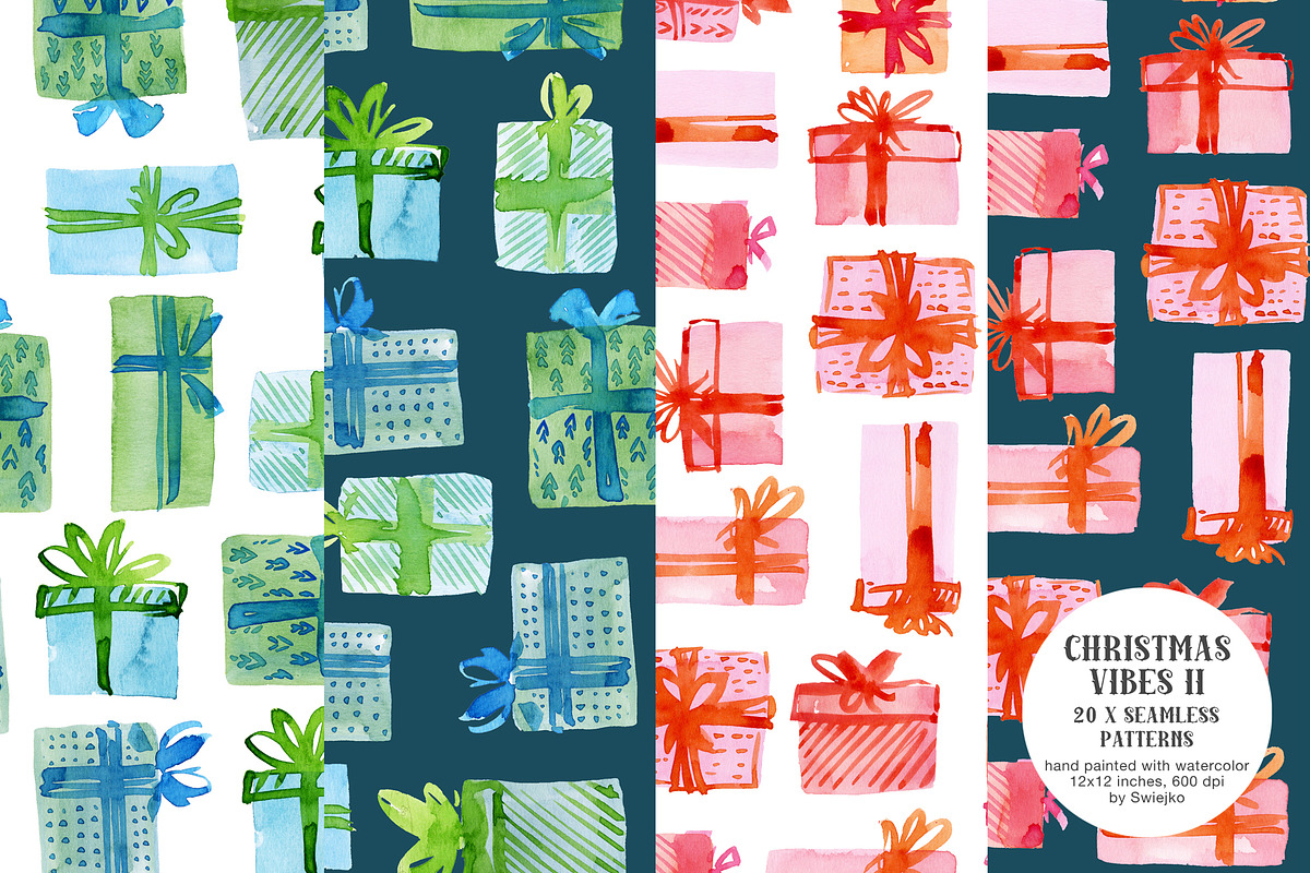 Christmas Vibes II, a Pattern Graphic by swiejko (Photo 2 of 9)