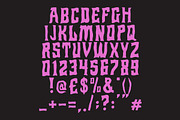 Vampire Disco Display Font, a Sans Serif Font by ILLWOOKIE (Thumbnail 2 of 2)