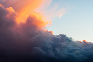 Clouds featuring clouds, colourful, and colourful backgrounds