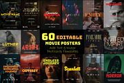 Movie Poster Photoshop Templates, a Social Media Template by Chipshpow Graphics (Thumbnail 1 of 10)