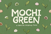 Mochi Green - Cozy & Display Font, a Handwritten Font by khurasan (Thumbnail 1 of 6)