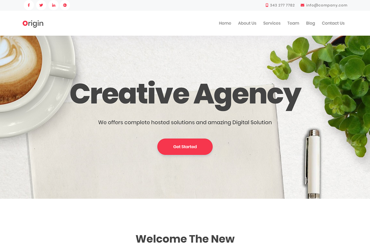 Origin - Multipurpose Business Theme, a Bootstrap Template by Restart Technology Shop