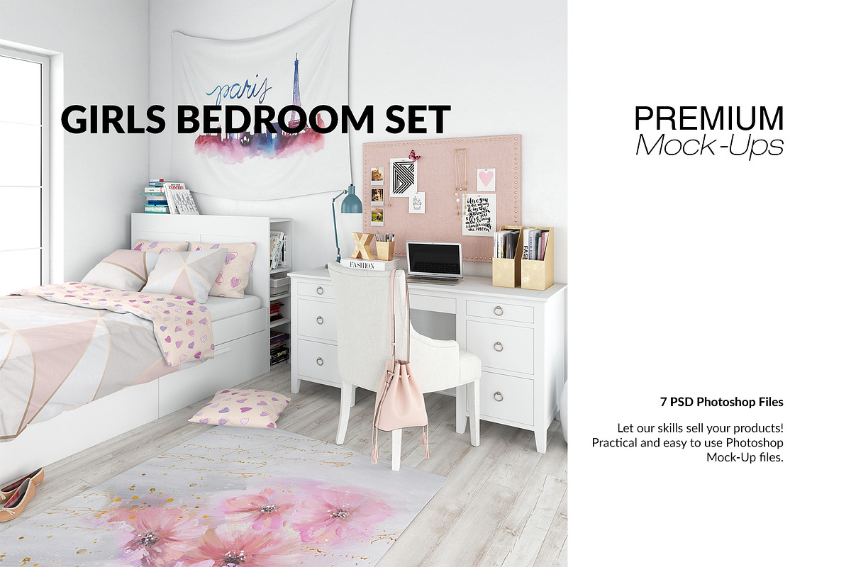 Bed Linens Bundle - 30 Mockups, an Apparel Mockup by mock-ups (Photo 21 of 35)