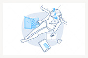 Bundle vol. 1 - Line Illustrations, a Graphic by PixelBender (Thumbnail 15 of 15)