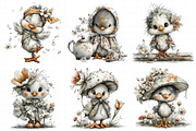 Whimsical Spring Chick Clipart, an Illustration by Daily.Designs (Thumbnail 7 of 7)