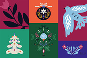 Ornate Christmas | floral clipart, an Illustration by Olia (Thumbnail 14 of 14)