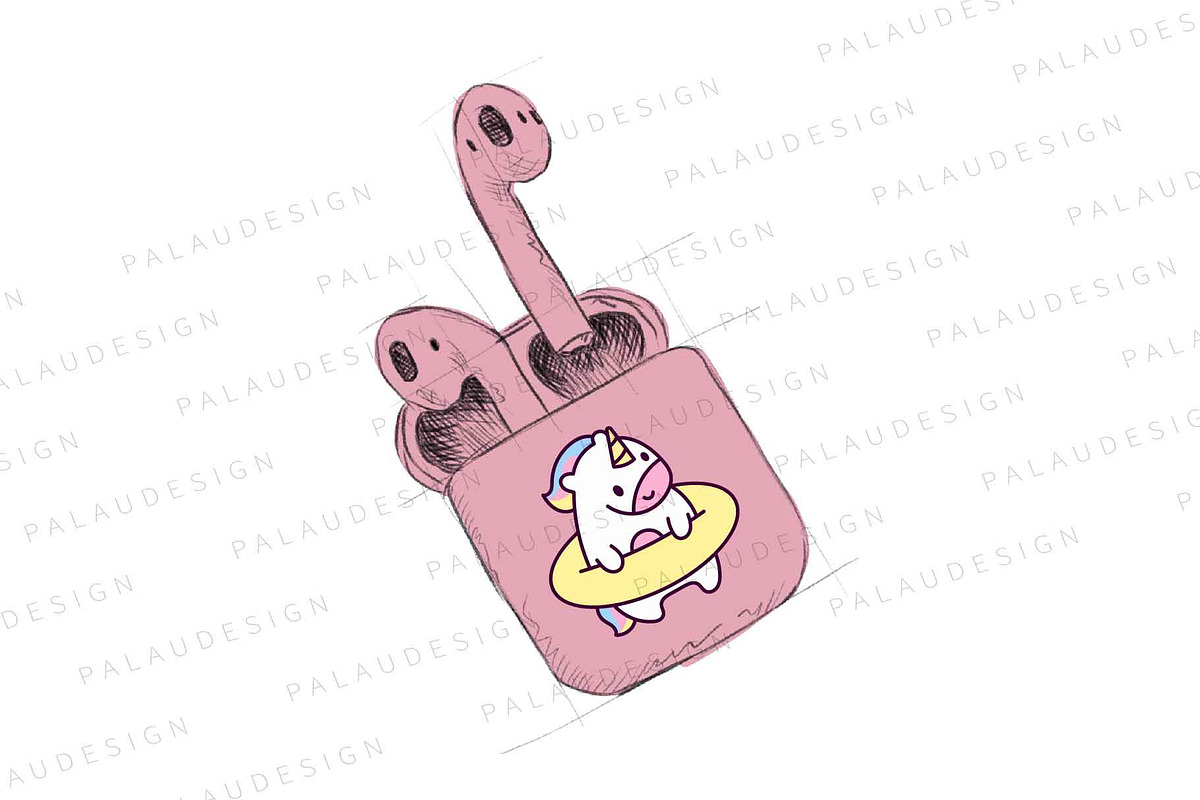 Cute Kawaii Unicorn Characters, an Animal Illustration by Palau (Photo 8 of 12)