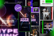 Hypepunk - Canva Instagram Pack, a Social Media Template by Dirtytemp Studio (Thumbnail 1 of 14)