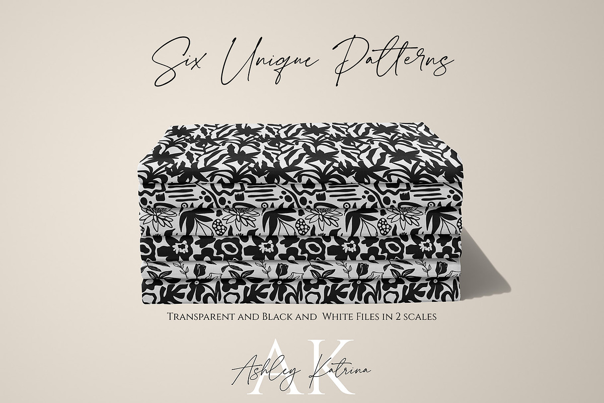 Abstract Floral Elements & Patterns, an Illustration by Ashley Katrina (Photo 3 of 8)