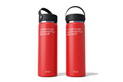 Hydro Flask Bottle Mockup Vol.2, a Merchandise Mockup by Akebareee (Thumbnail 7 of 7)