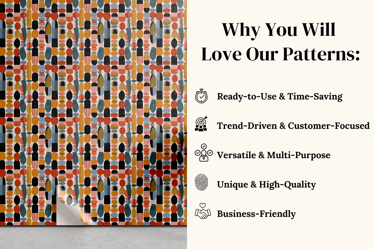 Abstract Patterns - part 4, a Pattern Graphic by Ninterints (Photo 4 of 17)