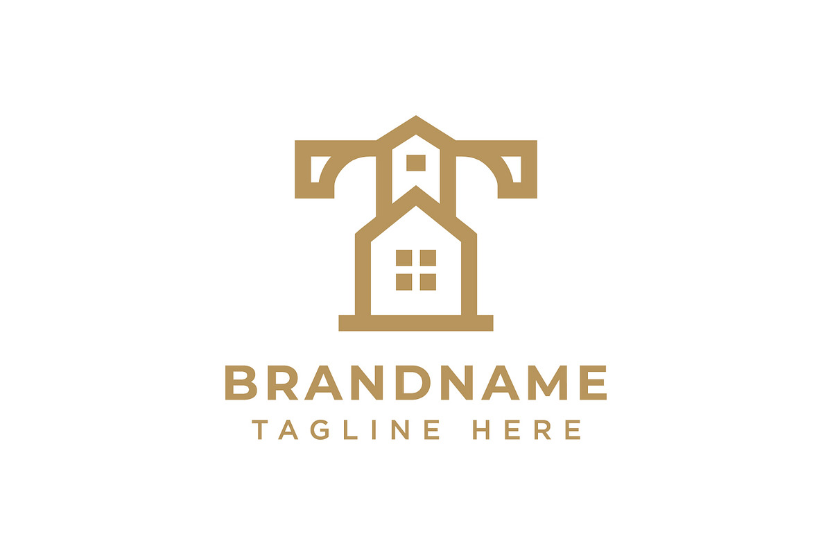 Letter T Home Luxury Logo, a Branding & Logo Template by Pray Art Design Studio