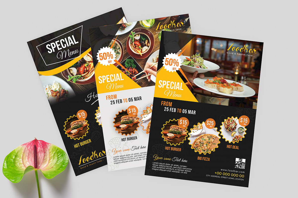 Food Flyer, a Flyer Template by ideaz_sabbir (Photo 3 of 11)