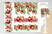 Pomegranates Watercolor collection, a Food Illustration by Farida Bik (Thumbnail 14 of 15)