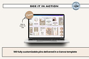 100 Pins - Neutral Aesthetic, a Social Media Template by Freedom Business Shop (Thumbnail 2 of 9)