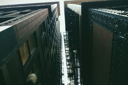 Between Buildings, an Architecture Photo by Lizard0598