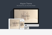 Wayne - Bootstrap HTML5 Theme, a Bootstrap Template by JoaoRibau (Thumbnail 1 of 4)